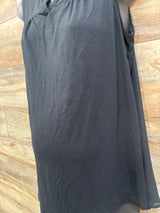 Liz Lange Sheer Back Tank Top Black sz XS