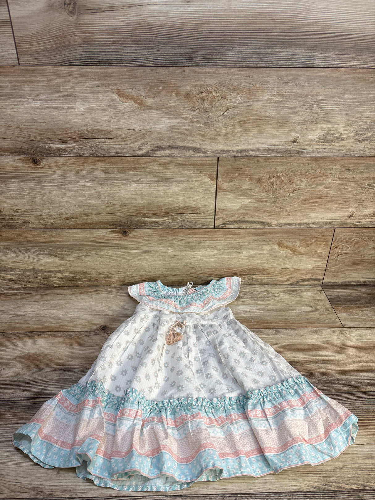 NEW Joie Ruffled Dress White sz 3T