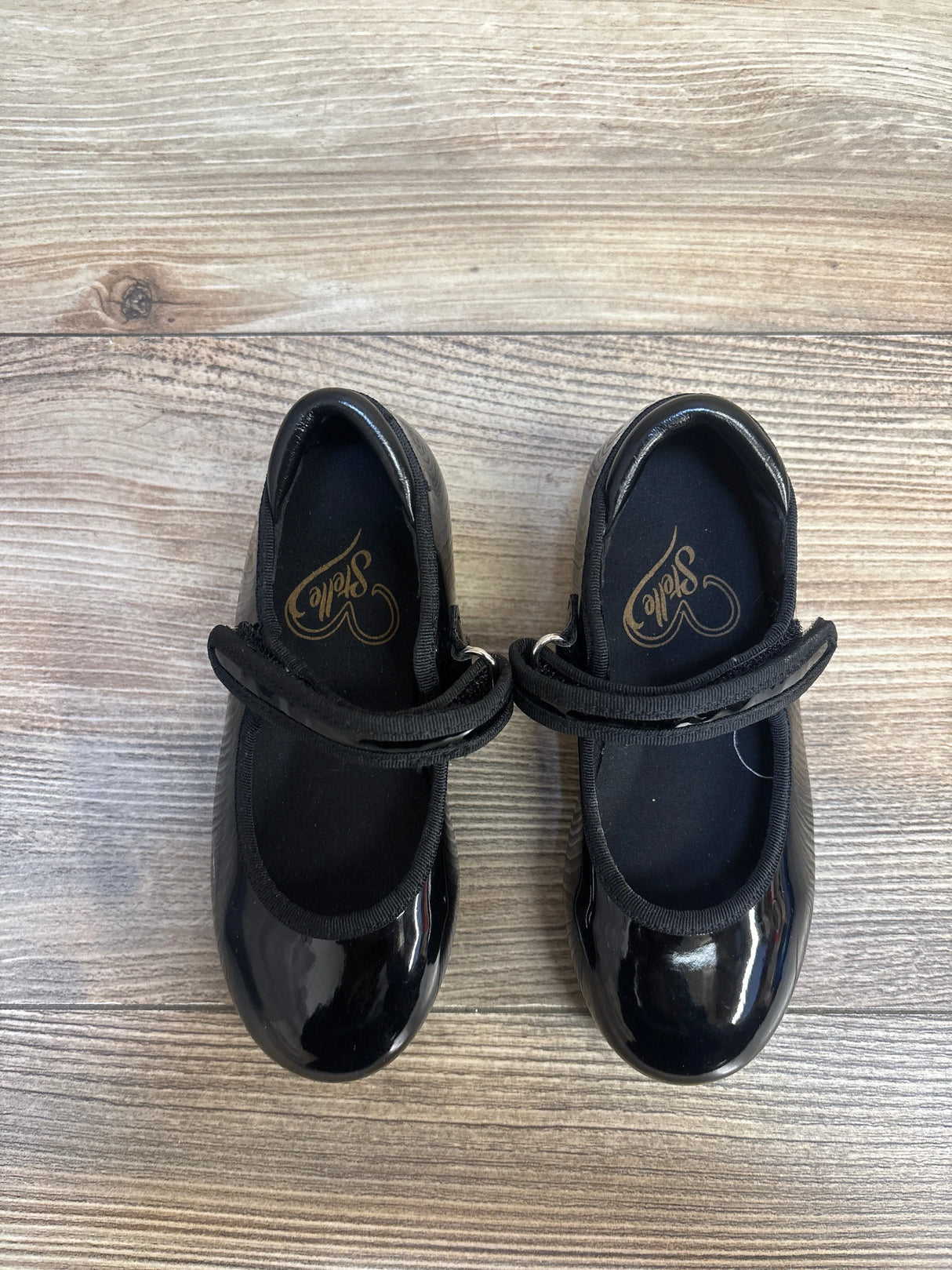 Stelle Girls Tap Dance Shoes Black sz 7c