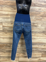 Shein Maternity Distressed Jeans Blue sz Medium