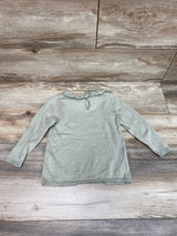 H&M Ruffle Collared Sweater Green sz 2T