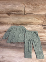 Carter's Purely Soft 2pc Henley Shirt & Pants Set Green sz 9m