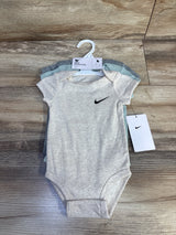 NEW Nike 3pk Bodysuits Beige sz 6m