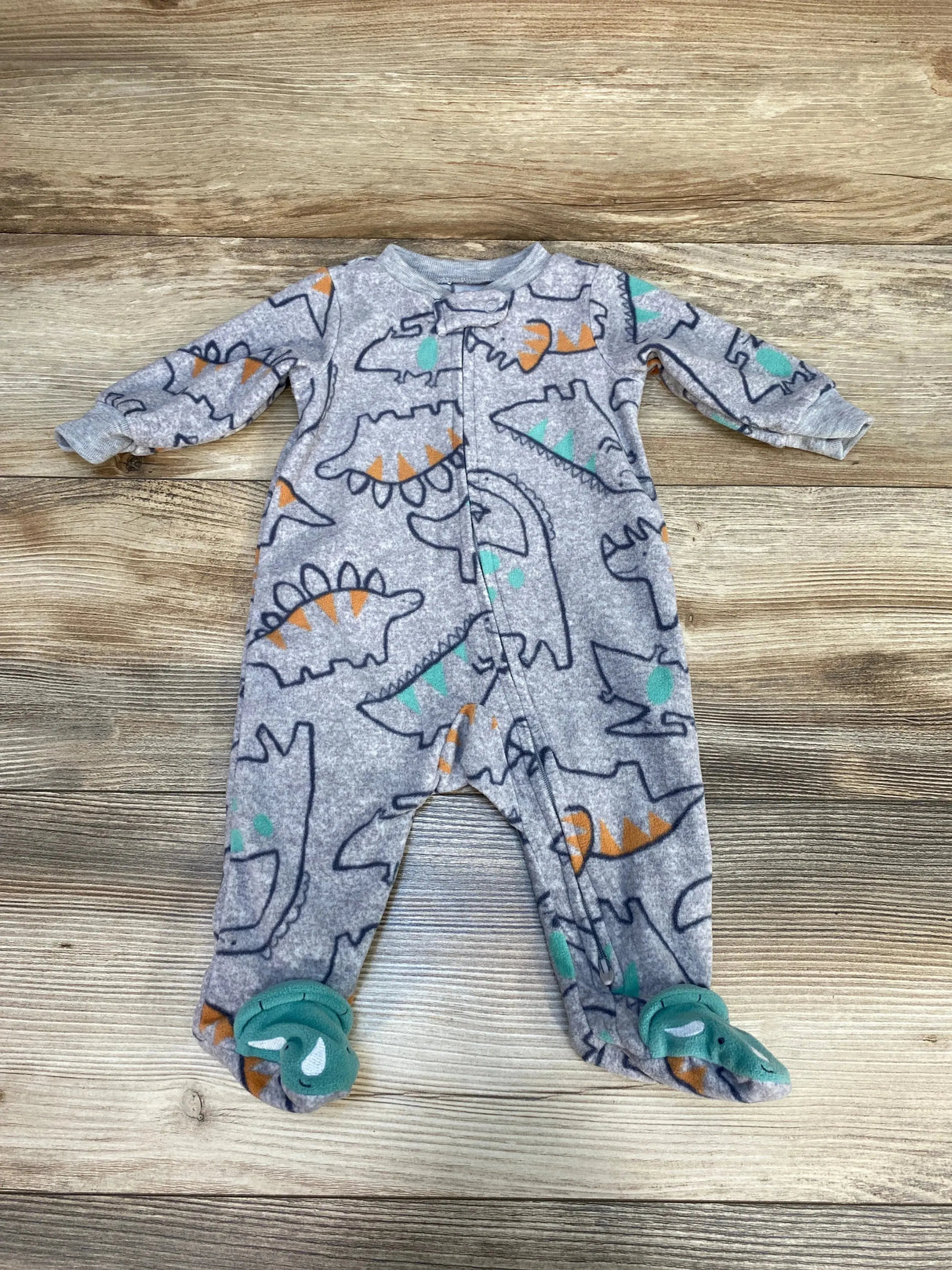 Just One You Dino Blanket Sleeper Grey sz 3m