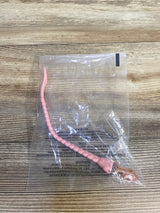 NEW Braided Pacifier Clip, Pink
