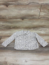 Fred & Flo Leopard Denim Jacket Beige sz 12-18m