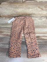 NEW Grayson Mini Leopard Print Drawstring Pants Brown sz 2T