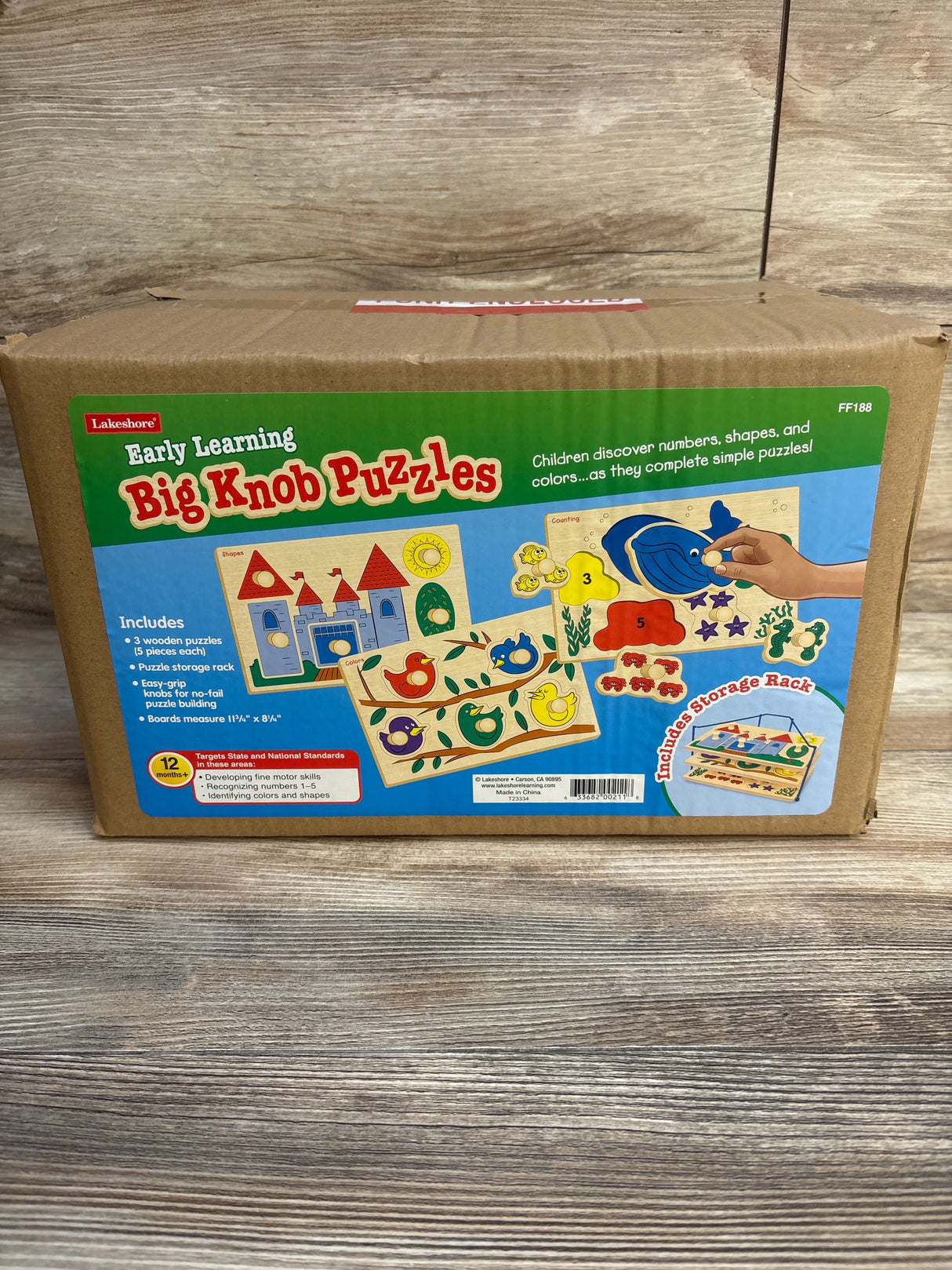 NEW Lakeshore Big Knob Learning Puzzle Set - Me n Mommy To Be