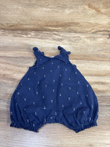 Just One You Anchor Romper Navy sz Newborn
