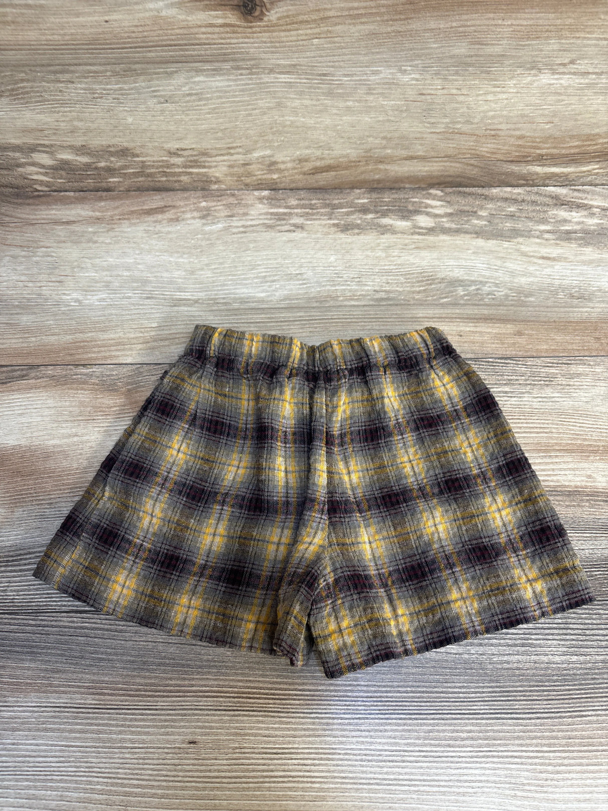 Zara Plaid Pleated Skort Yellow sz 2T