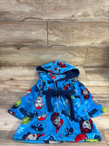 Marvel Plush Hooded Bath Robe Blue sz 2-4T