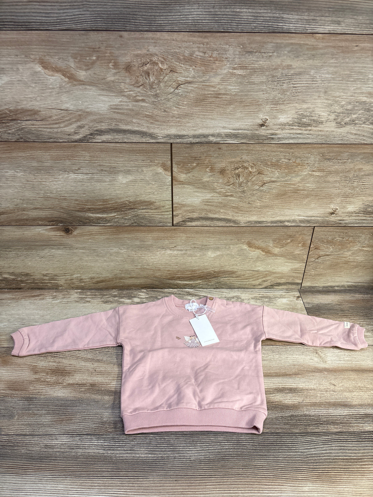 NEW Jamie Kay Ballerina Fairy Pullover Sweatshirt Pink sz 6-12m