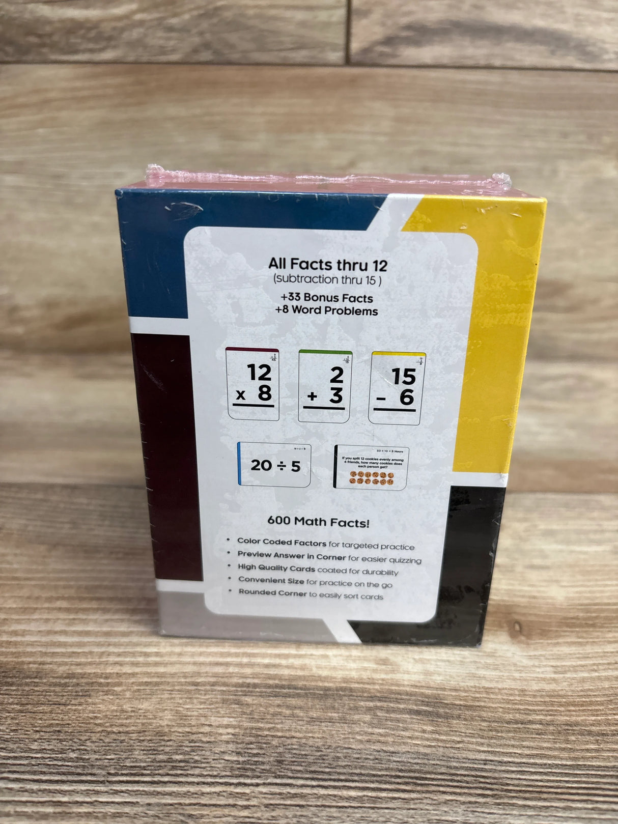 NEW Think Tank Scholar Pocket-Size Math Flashcards