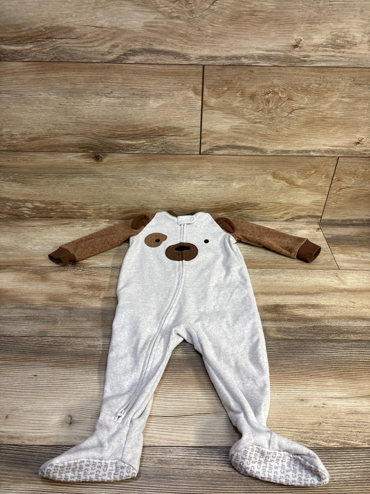 Carter's Dog Blanket Sleeper Grey sz 12m