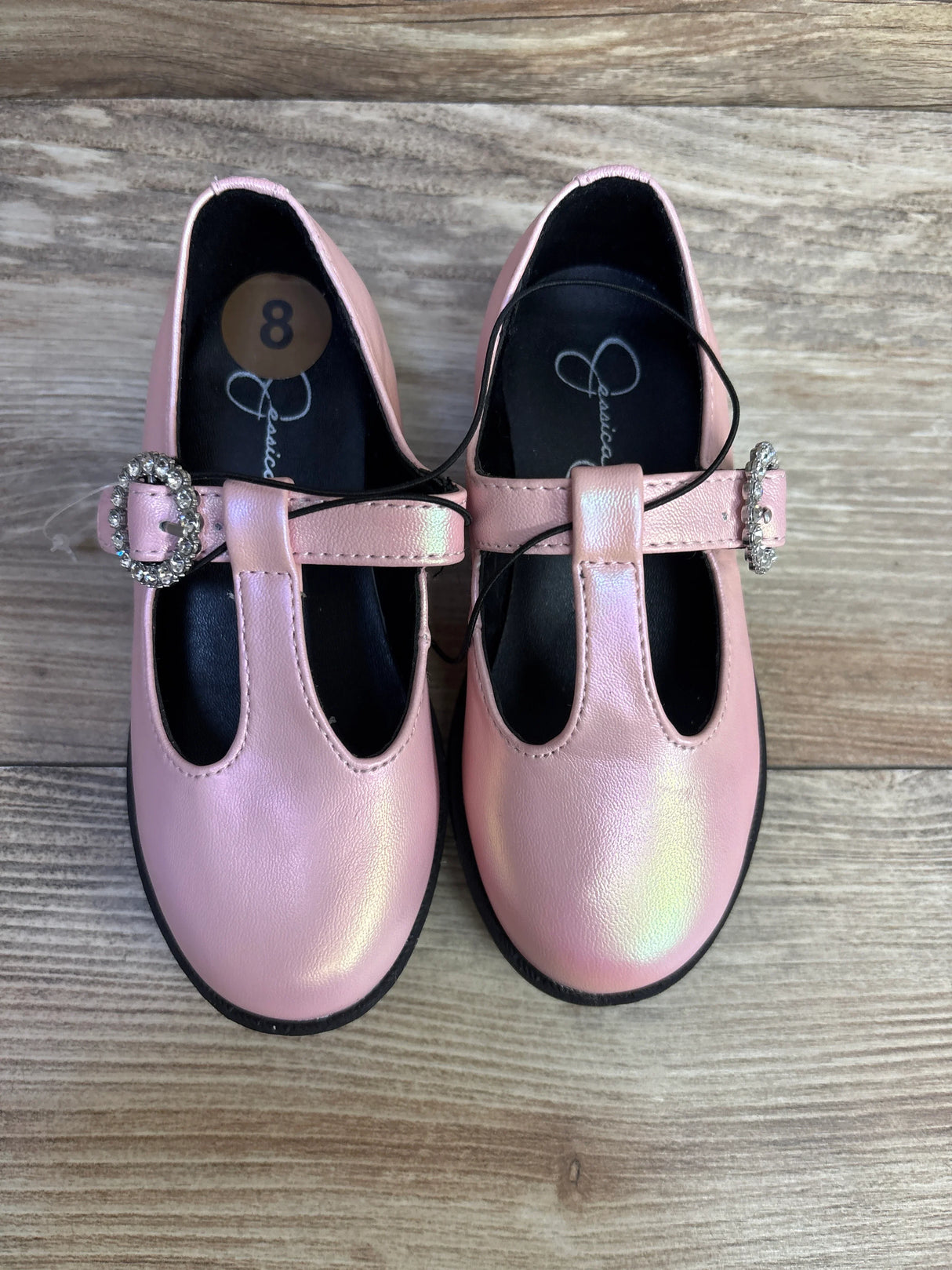 NEW Jessica Simpson T-Strap Mary Janes Pink sz 8c - Me n Mommy To Be