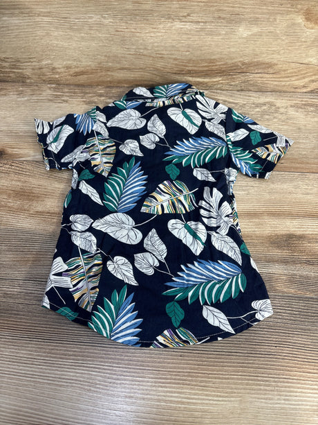 NEW Button Up Shirt Navy sz 12m - Me n Mommy To Be