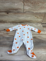 Simple Joys Pumpkin Snap Sleeper White sz 0-3m