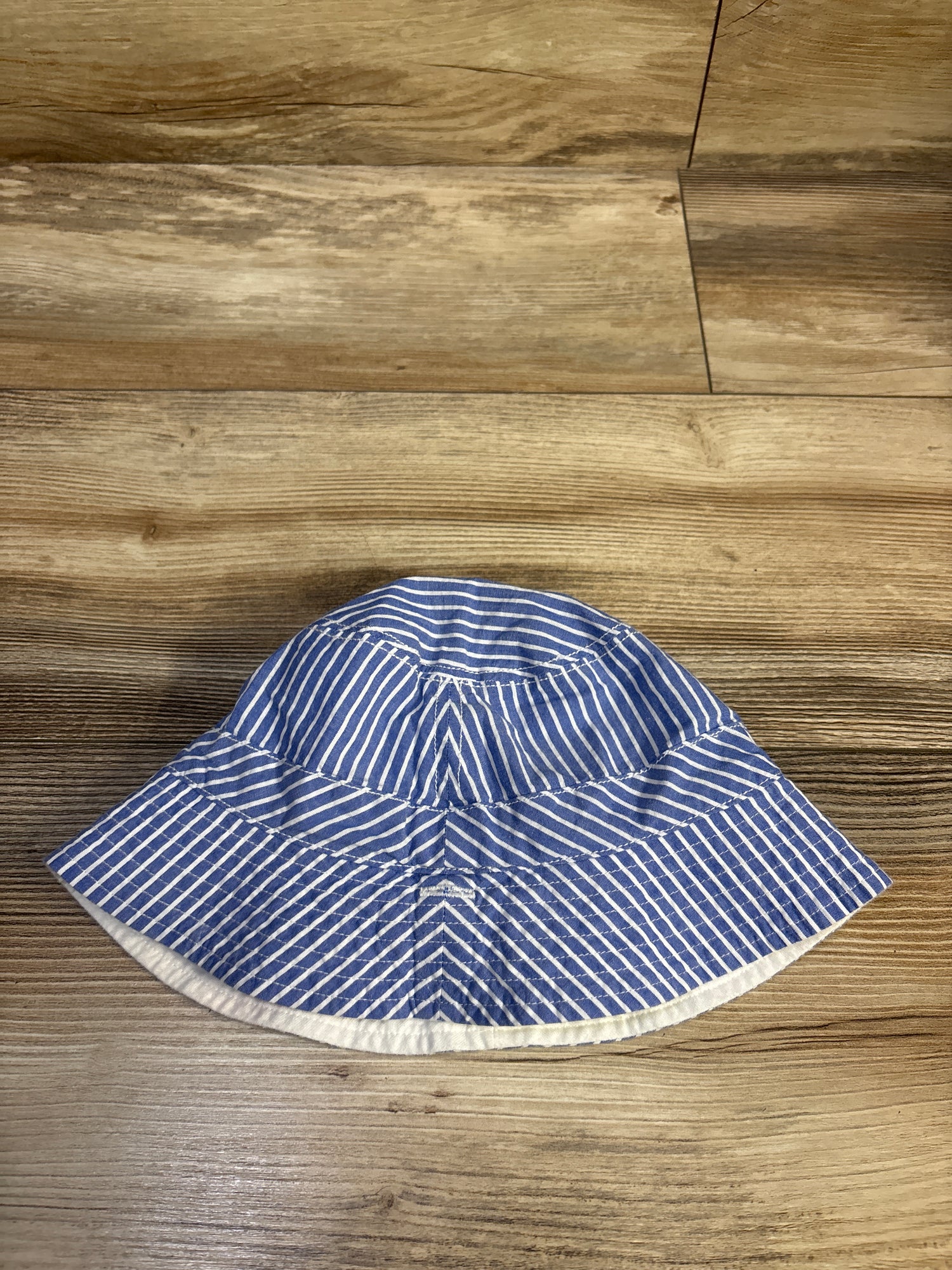 Striped Bucket Hat Blue One Size