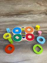 Aalatoys Wooden Butterfly Shape Sorting Puzzle 9pc