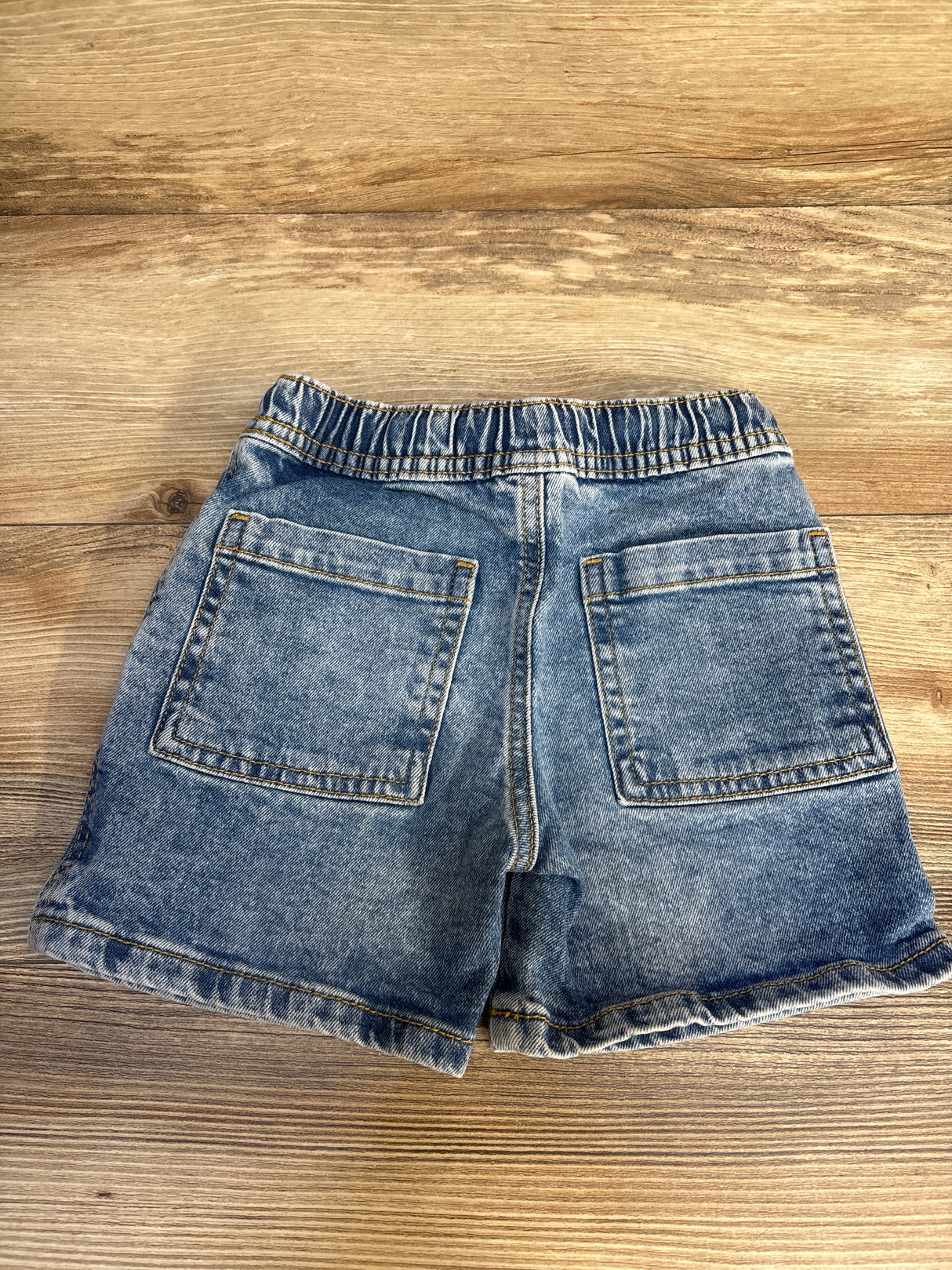 Cat & Jack Drawstring Jean Shorts Blue sz 4T