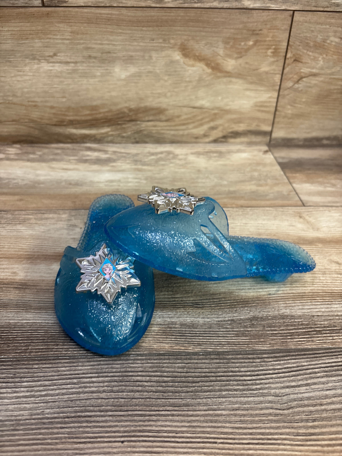 Disney Princess Frozen Dress Up Shoes Blue sz 9-13c