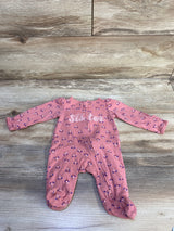 Carter's Little Sister Floral Sleeper Pink sz Newborn