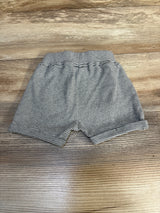 City Mouse Kangaroo Pocket Shorts Striped Grey sz 3-6m