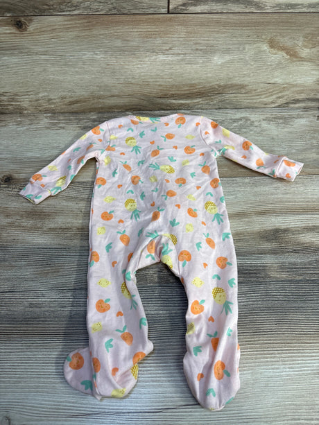 Laughing Llama Fruit Print Sleeper Pink sz 3m - Me n Mommy To Be