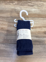 NEW Cat & Jack Cotton Tights, 2pk Blue sz 4T-6T