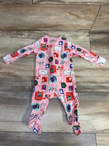 Old Navy Christmas Sleeper Pink sz 3-6m
