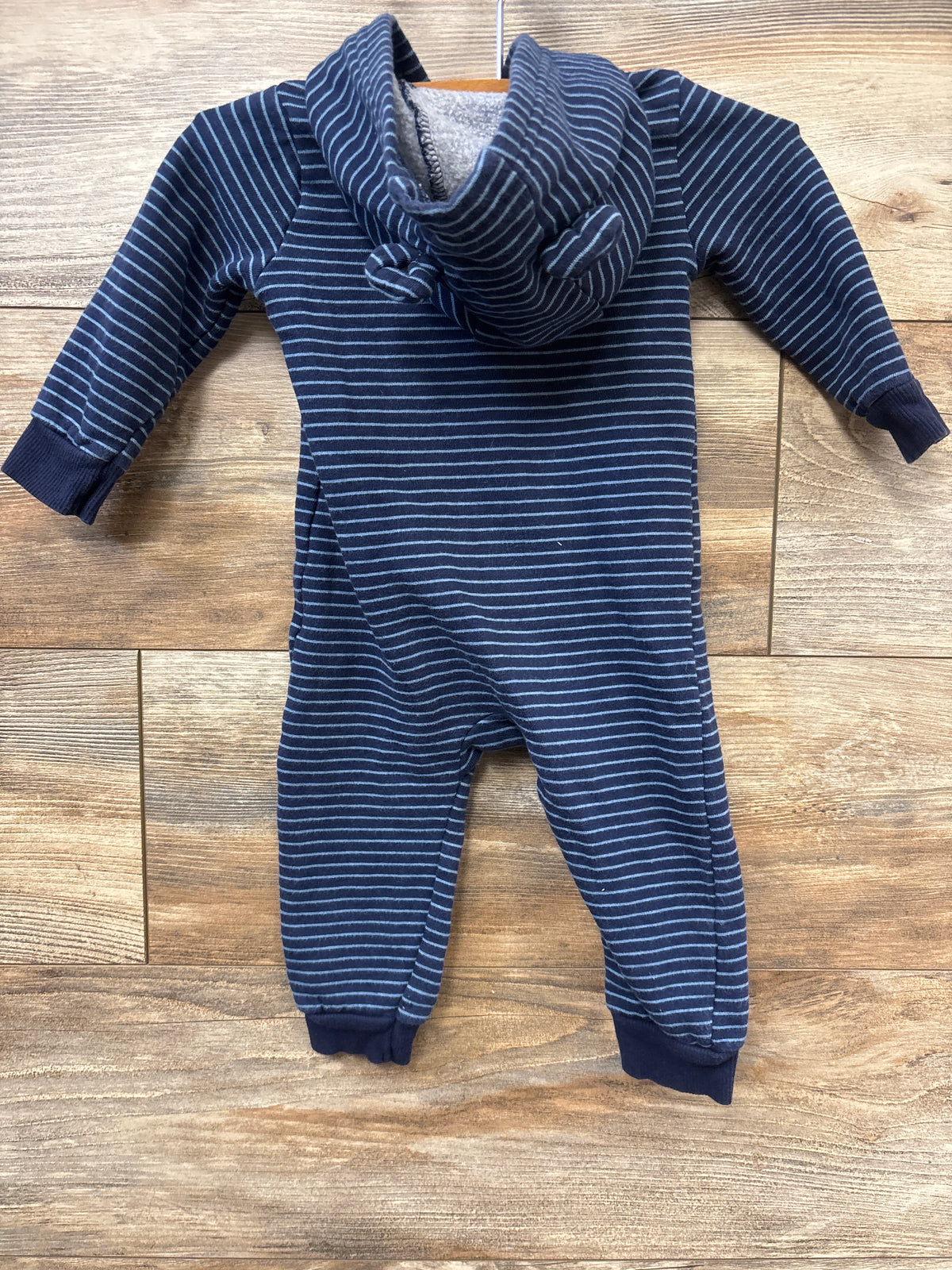 Carter's Hooded Coverall Blue sz 12m