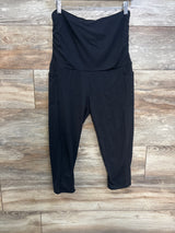 Maternity Cropped Leggings Black sz Large