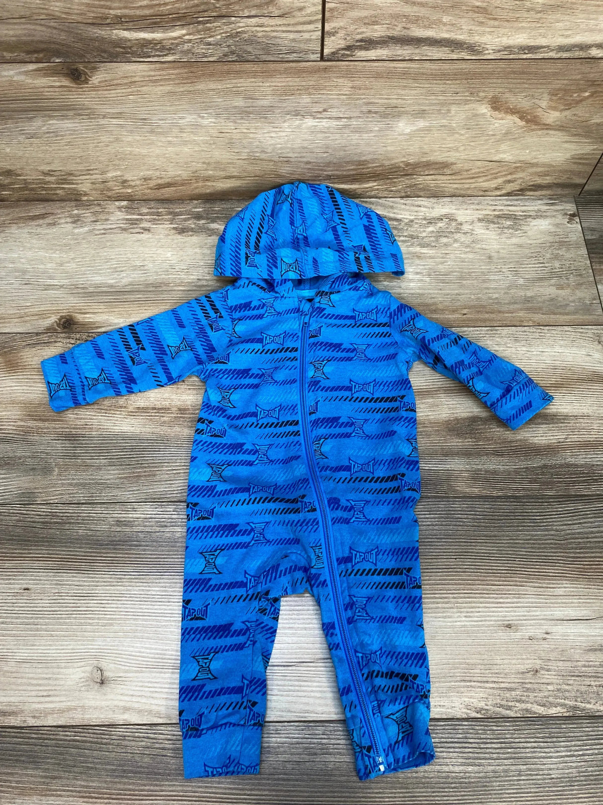 Tapout Hooded Coverall Blue sz 0-3m