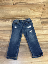 Cat & Jack Skinny Distressed Jeans Blue sz 2T