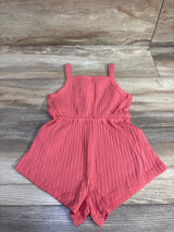 NEW Little One Shop Rib Romper Pink sz 3T - Me n Mommy To Be