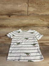 Cat & Jack Striped Shirt White sz 4T