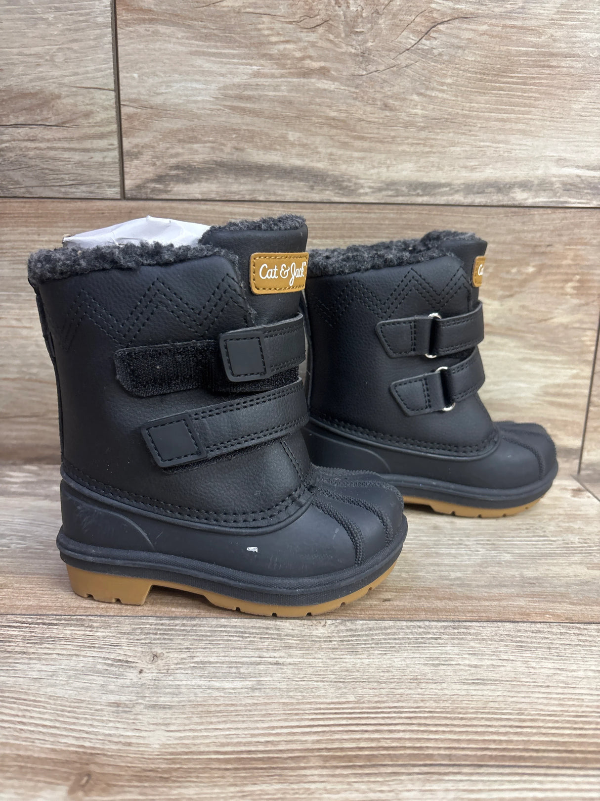 NEW Cat & Jack Denver Winter Boots Black sz 10c