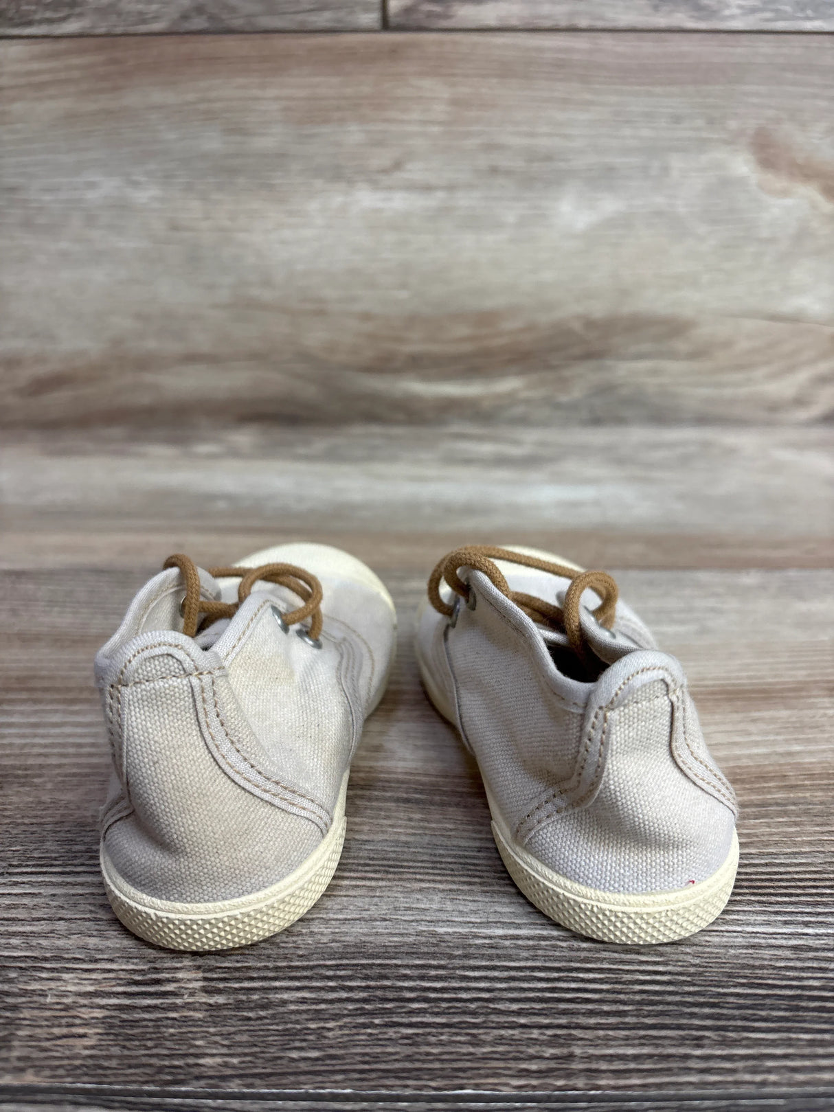 Zara Canvas Sneakers Beige sz 3c