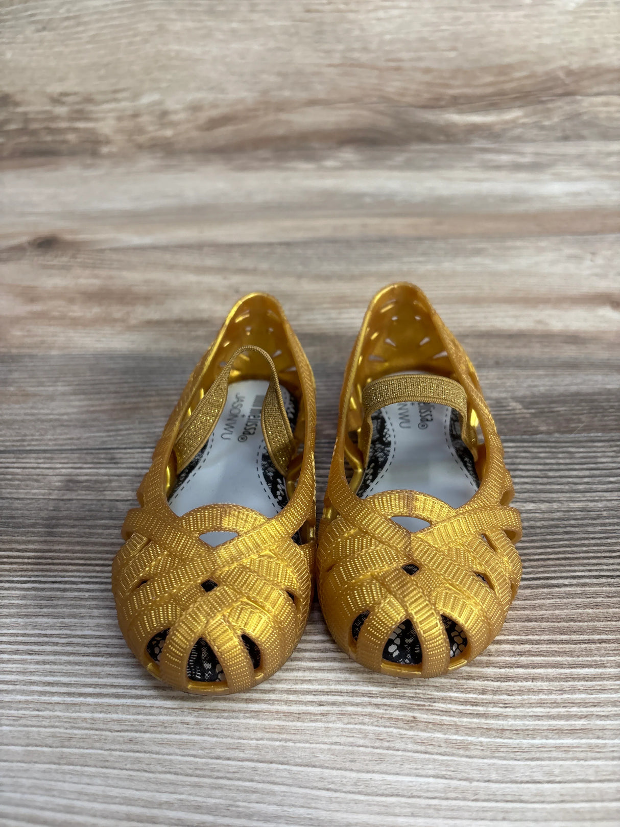 Mini Melissa + JasonWu Mary Jane Flats Gold sz 7c