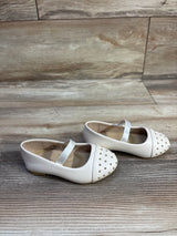 Cat & Jack Studded Ballet Flats Cream sz 6c