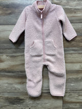 Carter's Fleece Sherpa Coverall Pink sz 18m