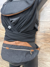 Boppy ComfyChic Hybrid Baby Carrier in Charcoal 8-35lbs