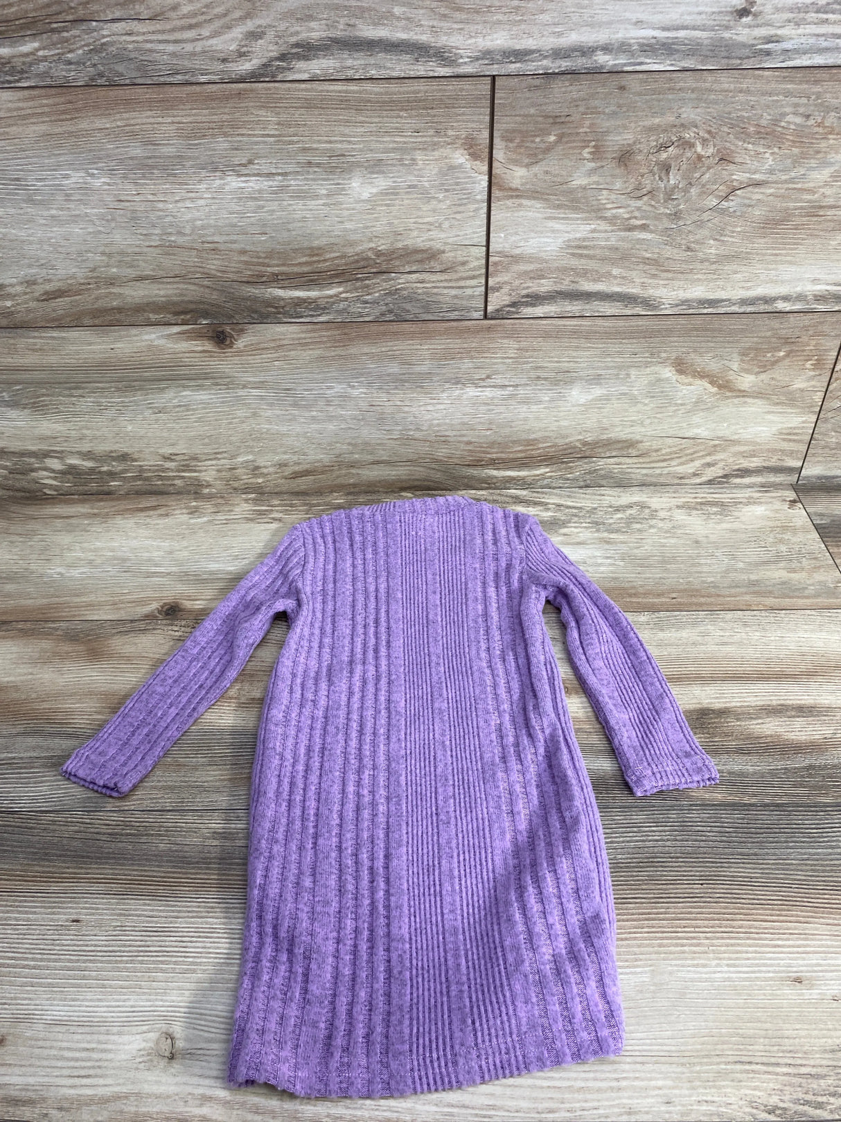 NEW Shein Ribbed Long Sleeve Dress Lilac sz 12-18m