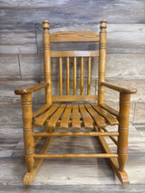 Hardwood Slat Child Rocking Chair