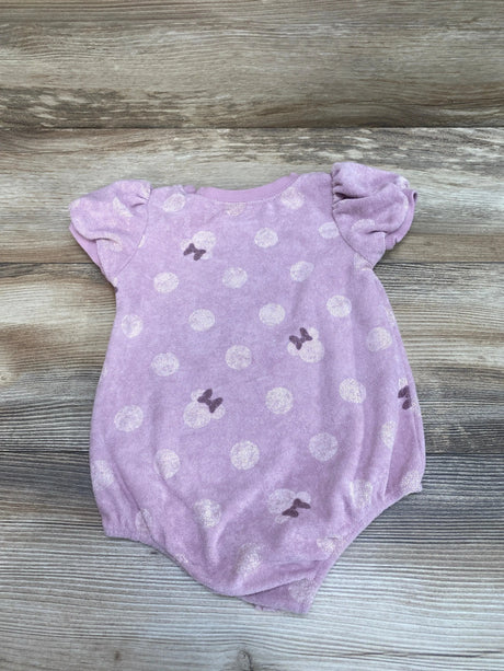 Disney Baby Purple Minnie Mouse Terry Romper sz 18m - Me 'n Mommy To Be