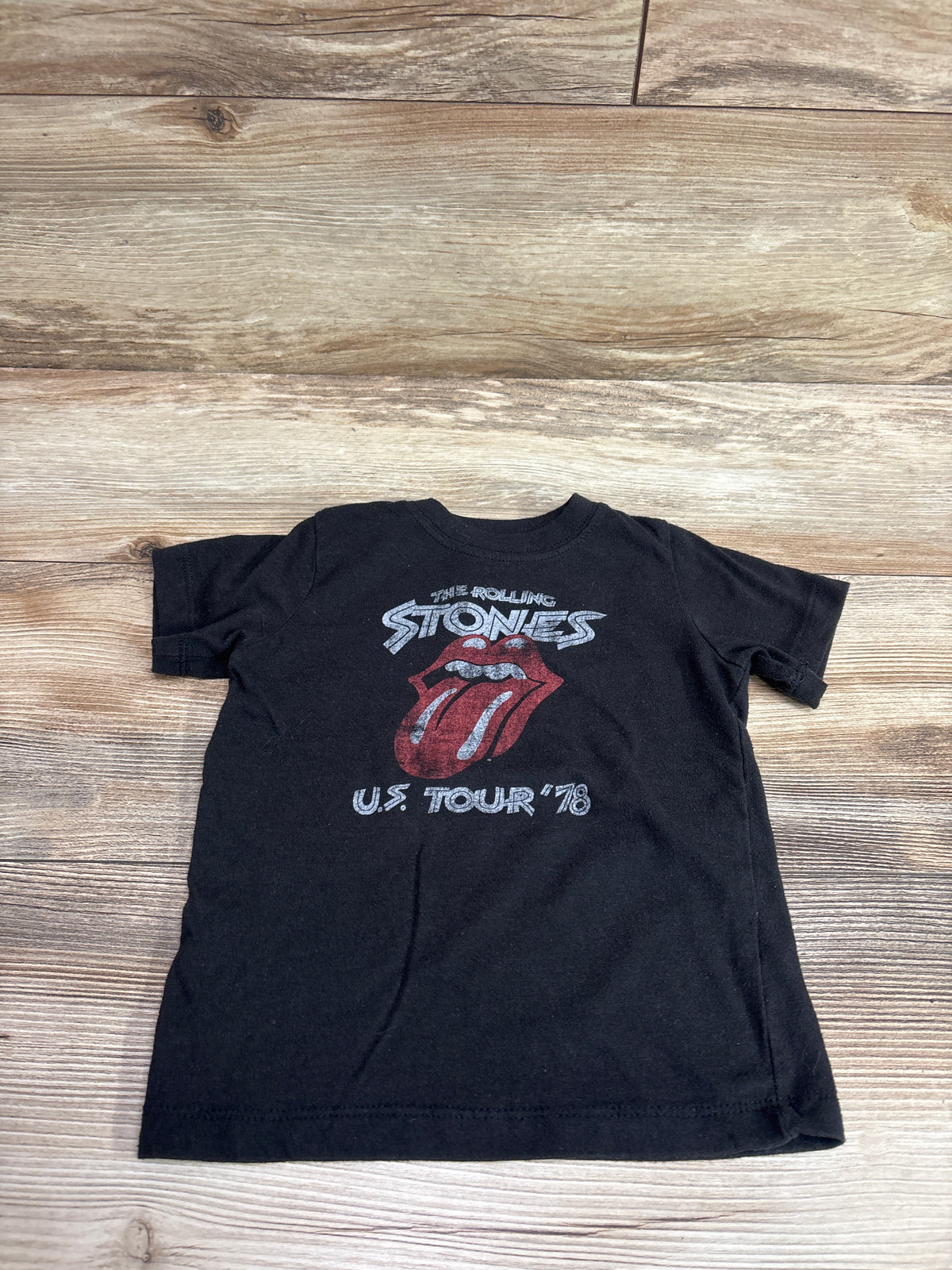 The Rolling Stones Shirt Black sz 2T