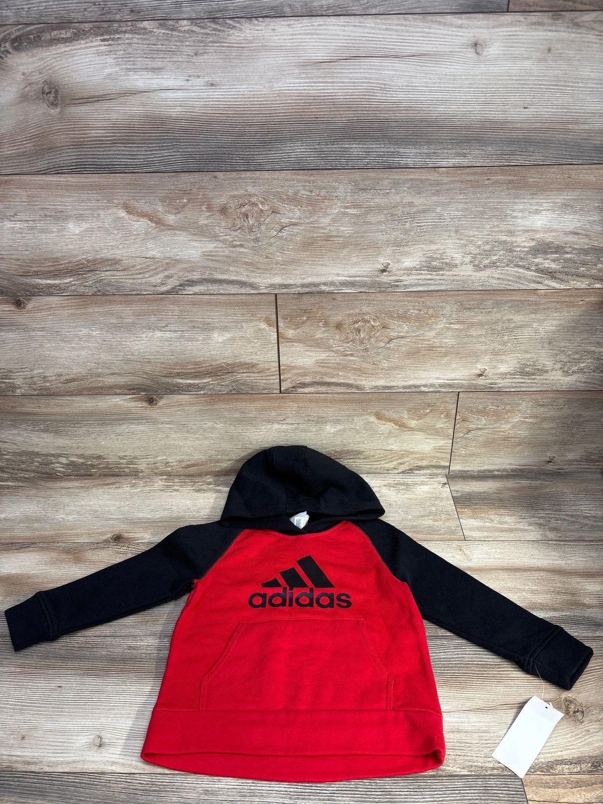 NEW Adidas Raglan Pull Over Hoodie Black sz 4T