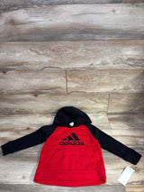 NEW Adidas Raglan Pull Over Hoodie Black sz 4T