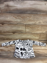 Zombie Dash Long Sleeve 90s Shirt White sz 4-5T
