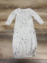 Just One You Star Print ComfySoft Sleep Gown Grey sz 3m
